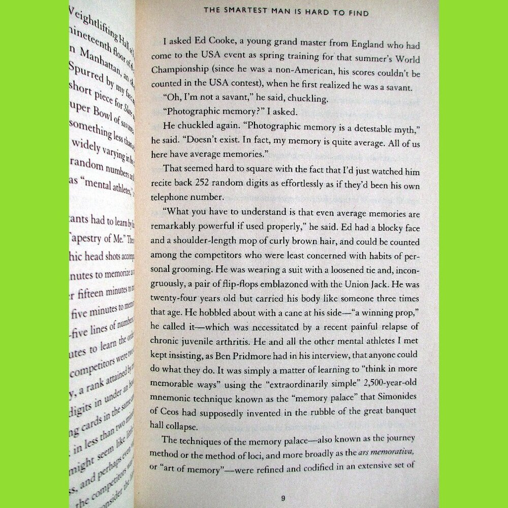 Book - Moonwalking with Einstein: The Art and Science of Remembering Everything - Picture 6 of 16